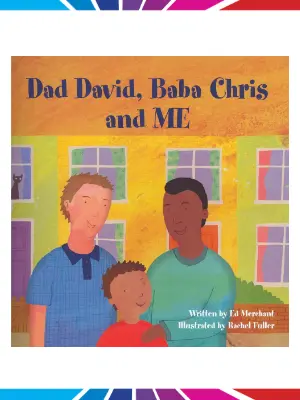 dad, david, baba chris and me book cover