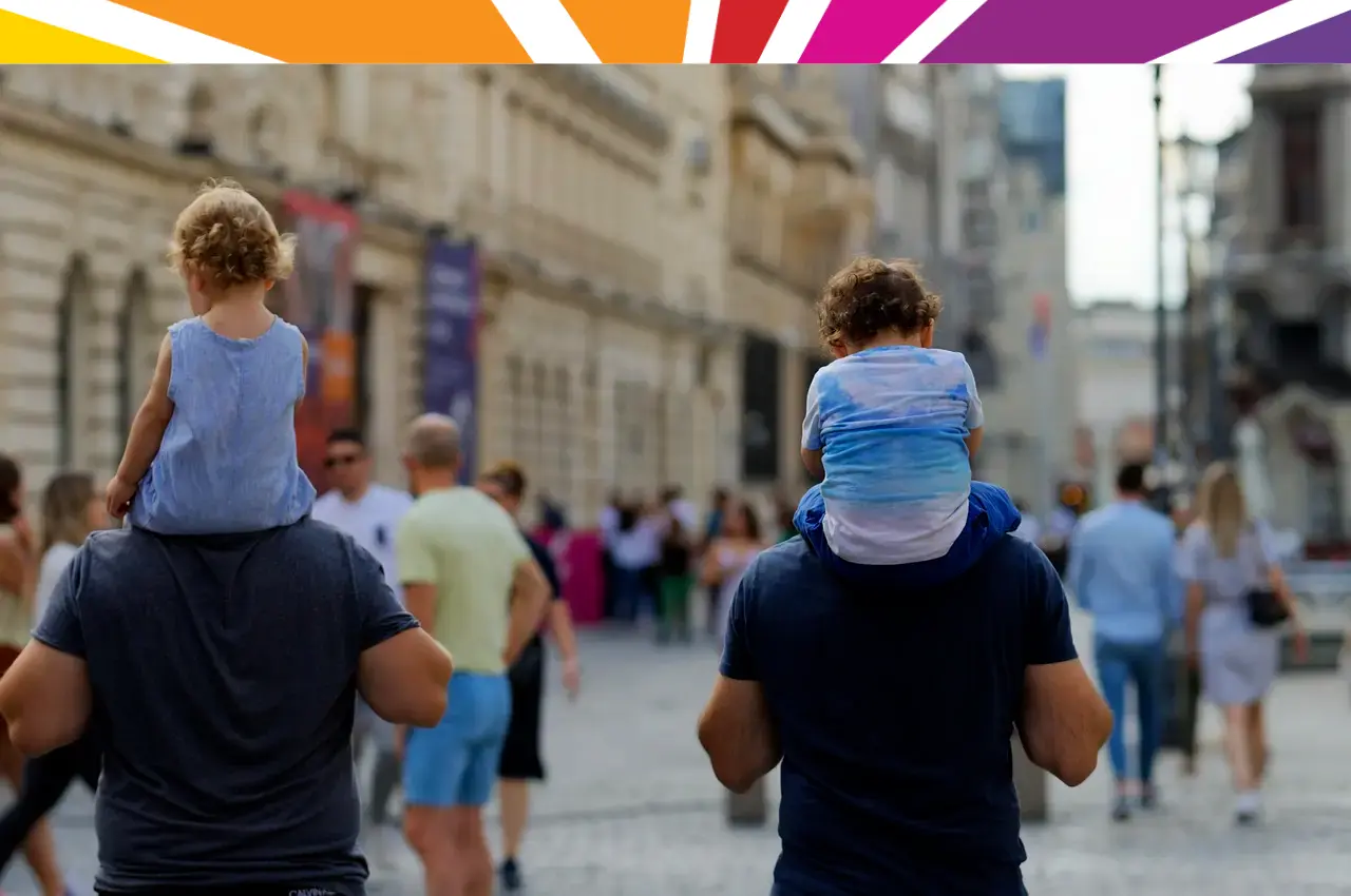 LGBTQ+ parents receiving support and guidance from FFLAG
